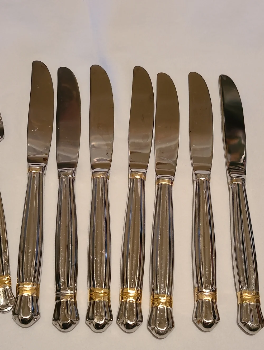 Retroneu SP Korea 18/8 Flsteware Silver Gold, 10 Pieces